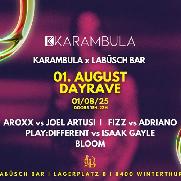 Fr 01.08.2025 - Indoor Daydance "Karambula x Labuesch Bar"